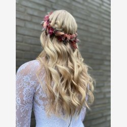 Rosa Blomster Hrkrans