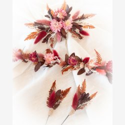 Rosa Blomster Hrspnde