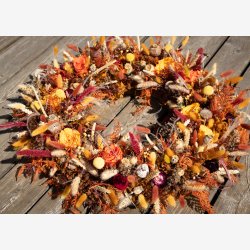 Sensommer kmpe krans 80 cm